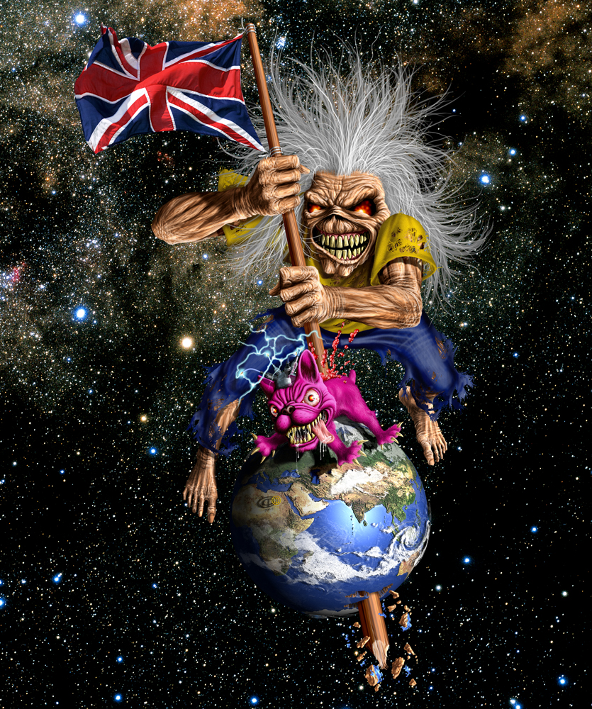 Download Festival de Reino Unido - Poster realizado por Derek Riggs 