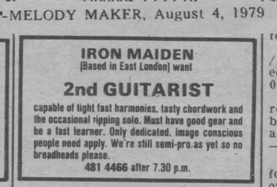 10° formación de Iron Maiden