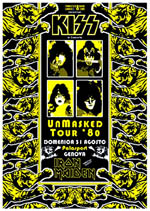 Posters opening for Kiss