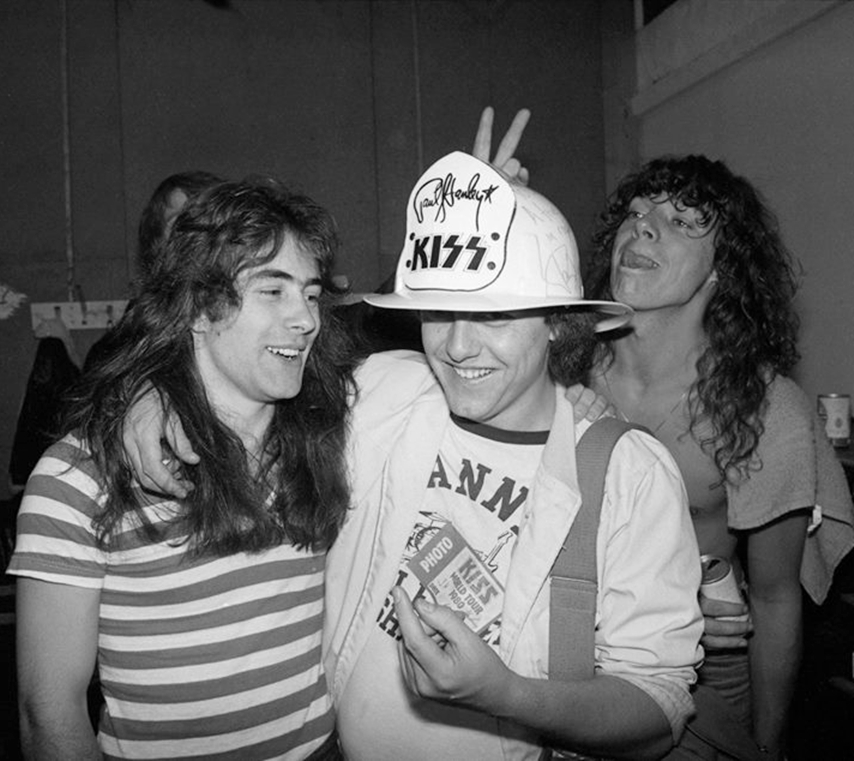 maiden supporting kiss1980