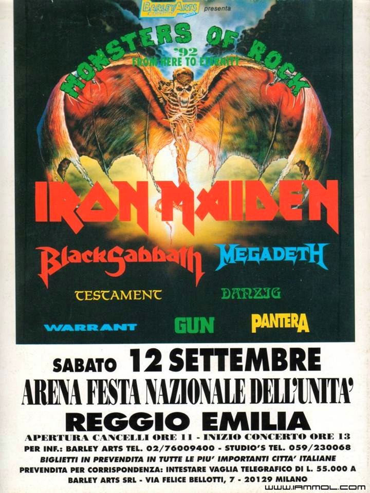 Fear Of The Dark Tour